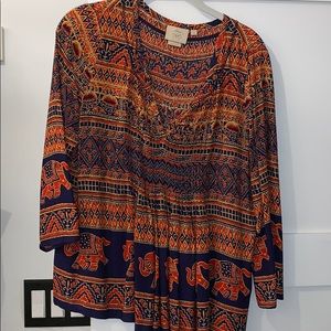 Vanessa Virginia Anthropologie blouse EUC size 6